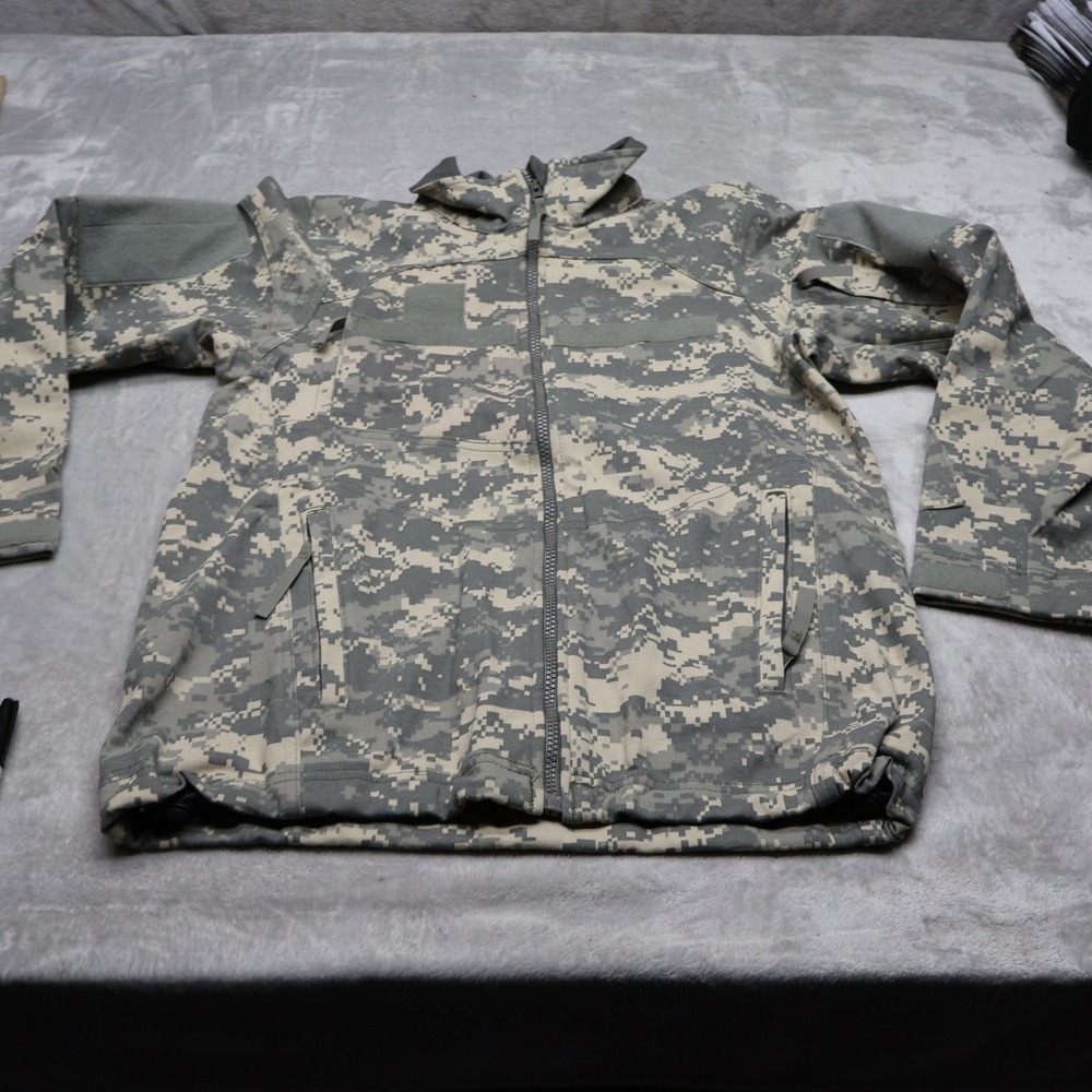 Massif Elements Lite Jacket Men Medium Reg Digi Camo Fire Resistant Military NEW